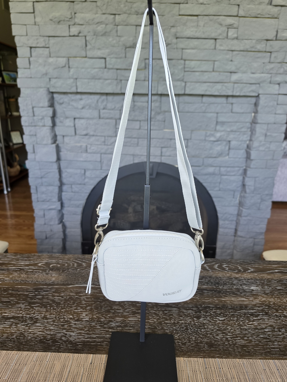 Vooray Light Gray Crossbody Bag